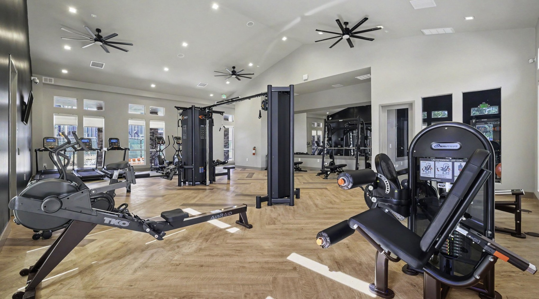 Fitness Center with weight equipment and cardio equipment